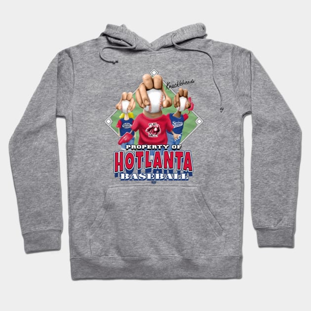 Knucklehead for Hotlanta Baseball Hoodie by MudgeSportswear